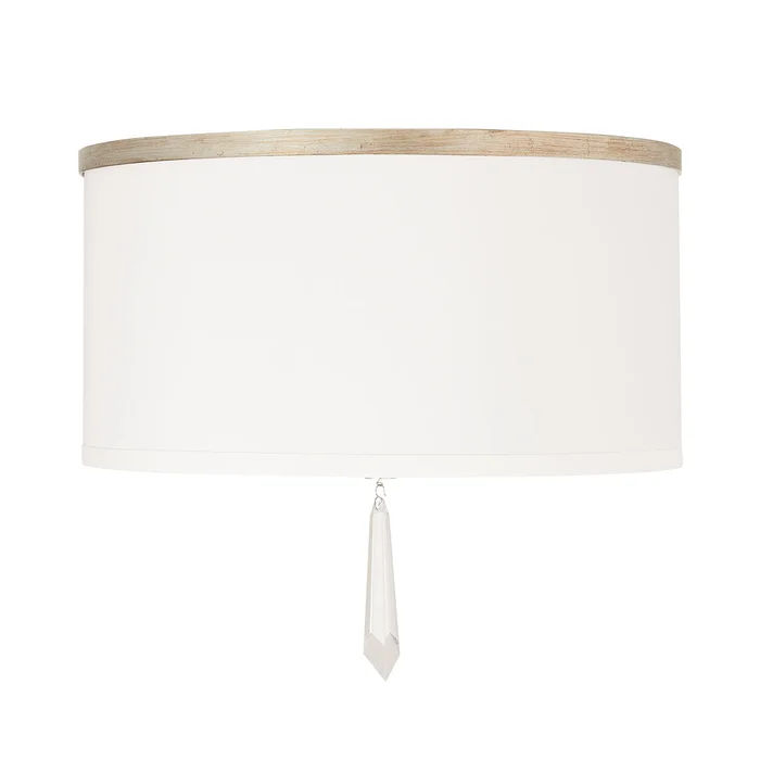 Capital Lighting 237031WG Gwyneth Three Light Flush Mount, Winter Gold (Discontinued)