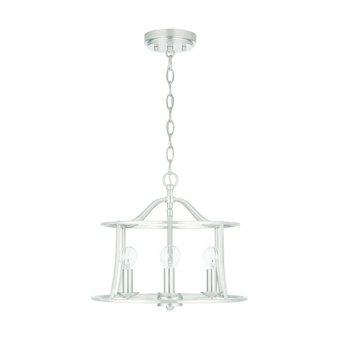 Capital Lighting 239541BN Cameron Four Light Flush and Semi-Flush, Brushed Nickel