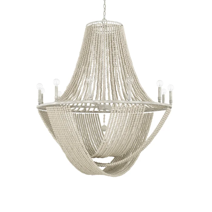 Capital Lighting 429501MS Kayla 12 Light Chandelier, Mystic Sand