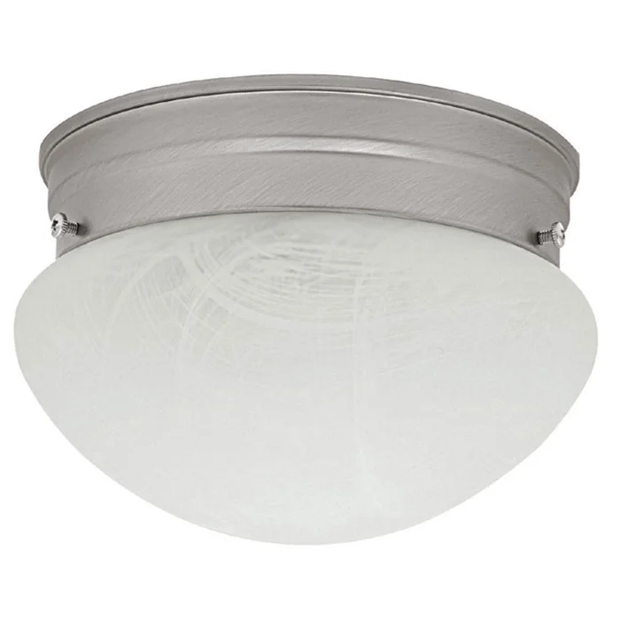 Capital Lighting 5676MN Scott One Light Flush Mount, Matte Nickel