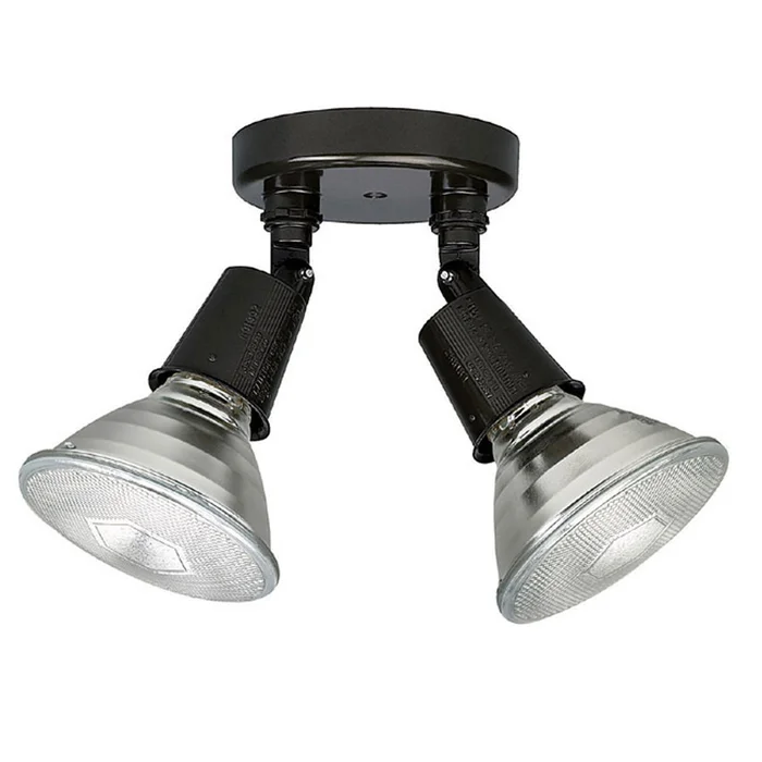 Capital Lighting 9502RZ Two Light Outdoor FloodLight, Bronze