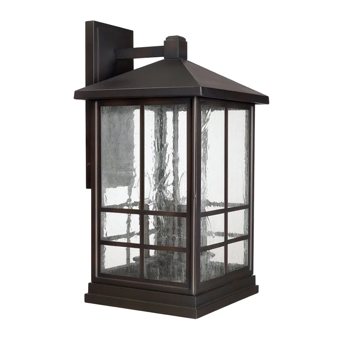 Capital Lighting 9918OB Preston Four Light Outdoor Wall Lantern, Old Bronze