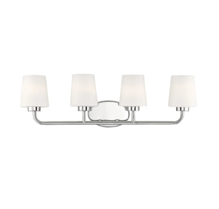 Capra Four Light Bath Bar in Polished Nickel (51|8-4090-4-109)