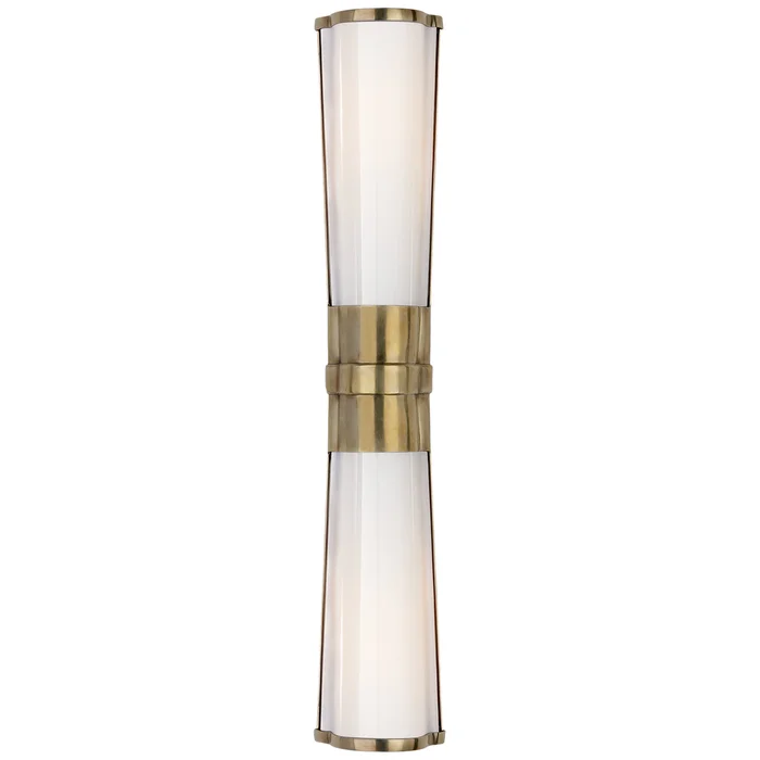 Carew Two Light Wall Sconce, Antique-Burnished Brass