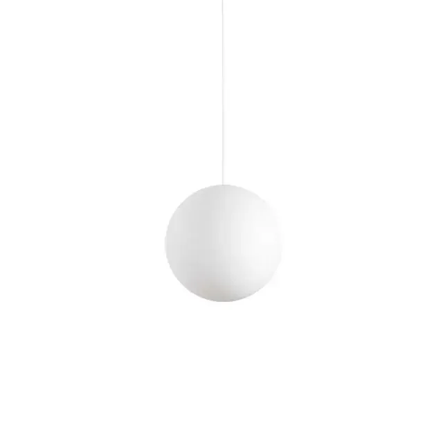 Carta SP1 White Acrylic Sphere 30cm Pendant Light