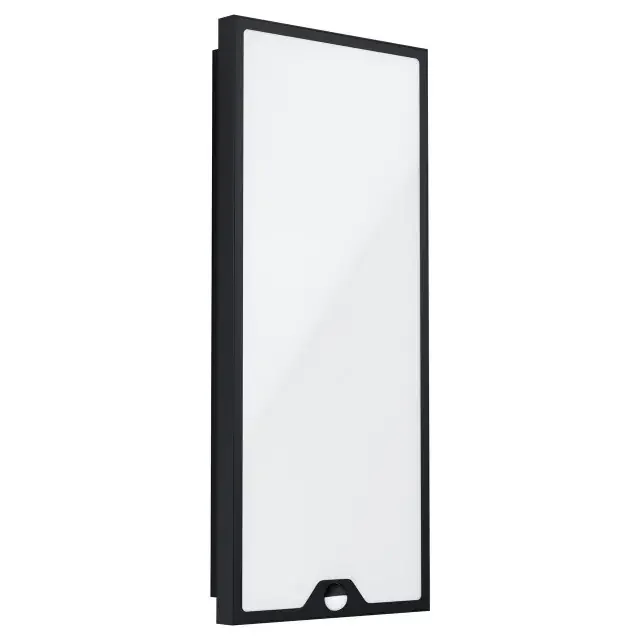 Casazza Black with Opal and Sensor 57cm IP44 LED Wall Light