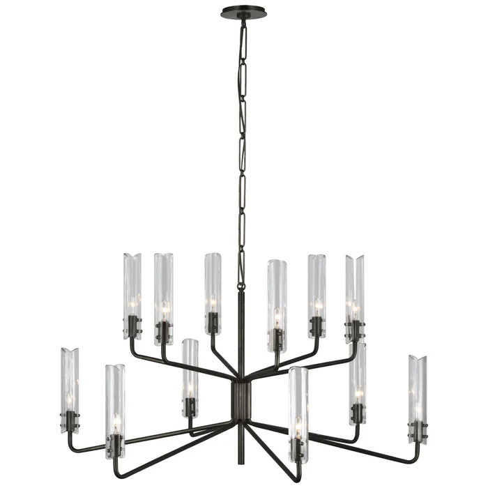 Casoria LED Chandelier in Bronze (268|ARN 5484BZ-CG)