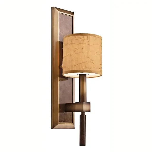 Celestial Cambridge Bronze Shaded Wall Light