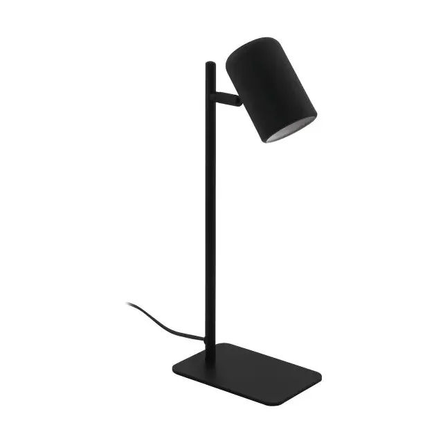 Ceppino Black with White Inner Adjustable Table Lamp
