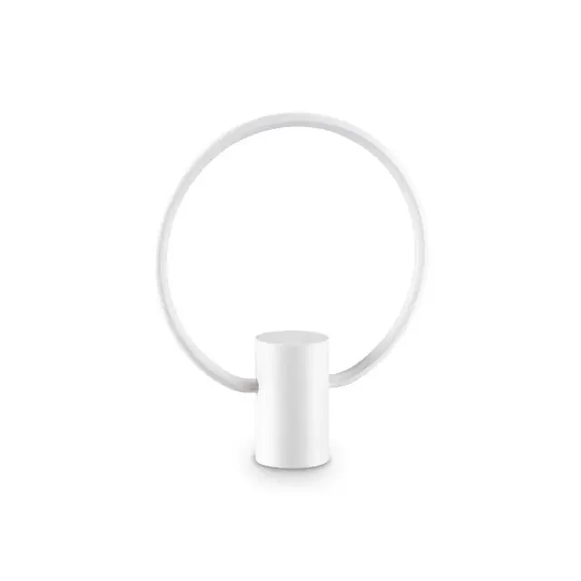 Cerchio TL White Ring LED Table Lamp