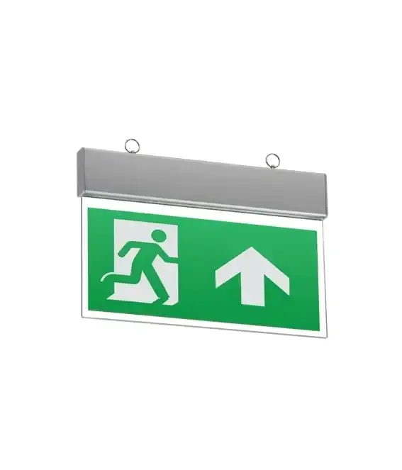 Chain Suspended Illuminated Emergency Exit Sign – LED