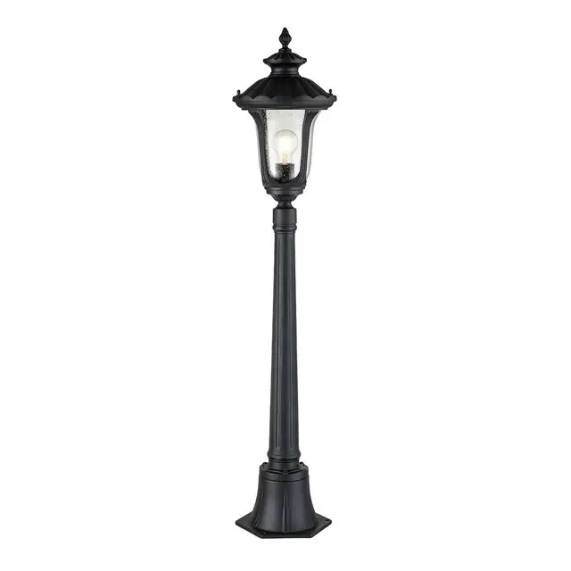 Chicago Black 23cm IP44 Bollard