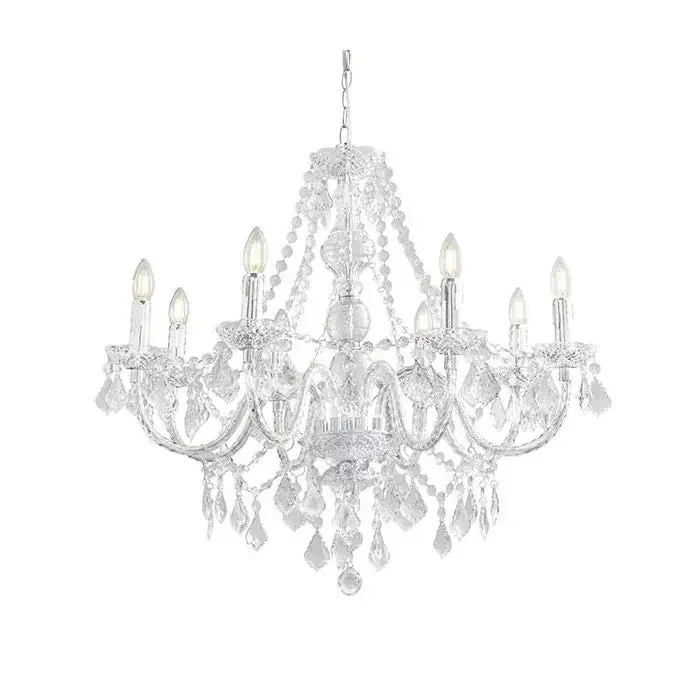 Clarence 8 Light Acrylic Chandelier
