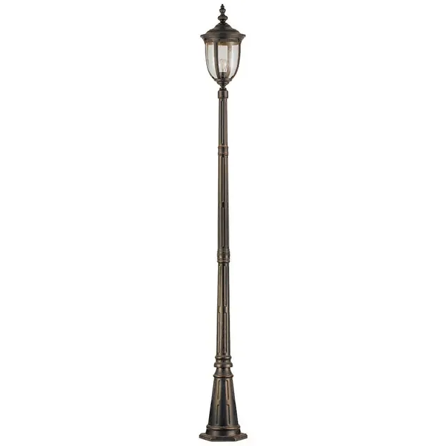 Cleveland Weathered Bronze IP44 Lamp Post Light