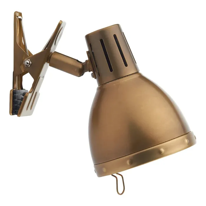 Clip On Spotlight Antique Brass (0183OSA4175)