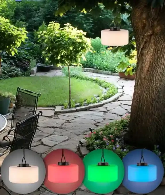 Colour Changing Outdoor Pendant – Rechargeable IP44