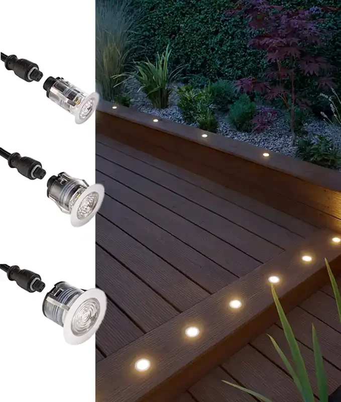 Compact Multi-Purpose Pack of 10 LED Lights – CCT Colour Temperature Control