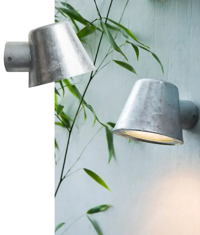Conical Design Galvanised Wall Light – Dark Sky Friendly Lighting