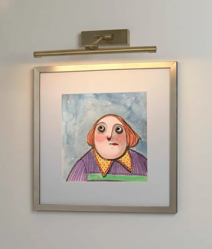 Contemporary Adjustable LED Picture Light – Two Sizes & Three Finishes