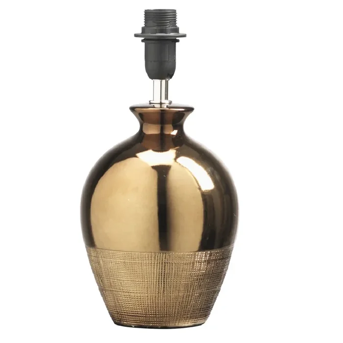 Copper Metallic Ceramic Modern Table Lamp Base 26cm