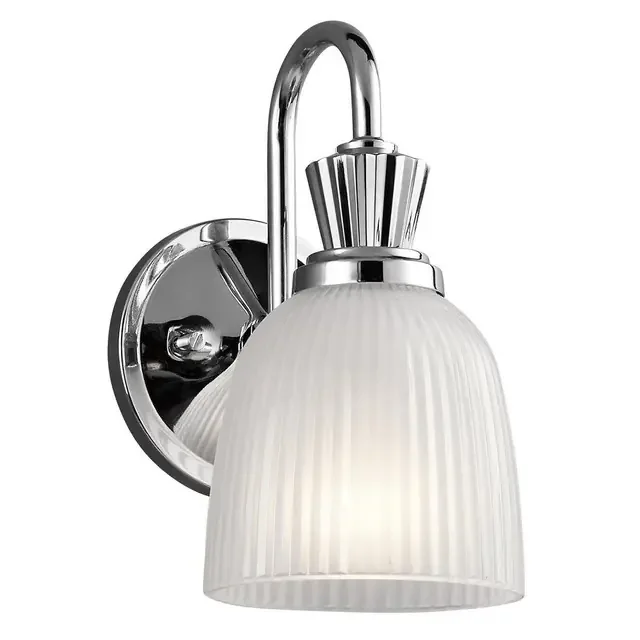 Cora Polished Chrome IP44 LED Bathroom Wall Light
