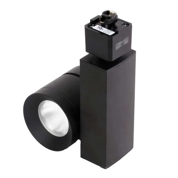 Core Lighting CTL420-L2-40K-SI-FL-HT-120 LED Vertical Track Head, H (Halo) Type, 120V, 16W, 1200 Lumens, 30° Flood Beam, 4000K, Silver