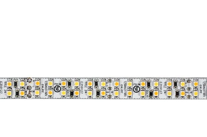 Core Lighting LSM60MX-2240-100FT-24V Indoor Color-Tuning Flexible LED Tape Light Strip, 100 Ft., 6W, 24V, 2200K/4000K