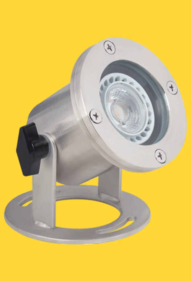 Corona Lighting CL-312-SS Stainless Steel Underwater Light, 12V, 50W MR16, Stainless Steel