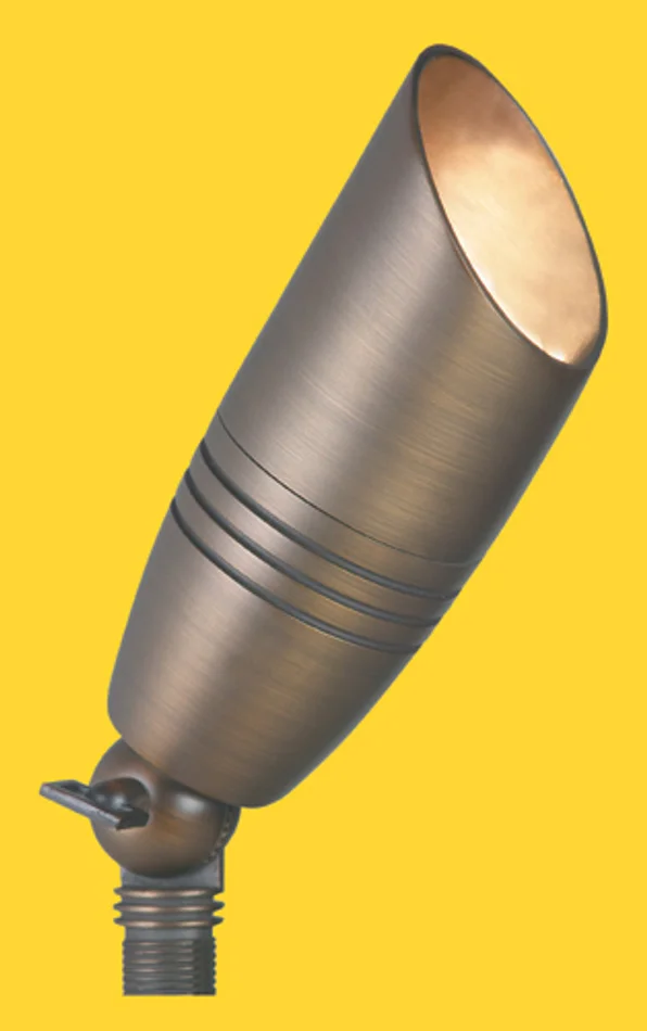 Corona Lighting CL-525B-AB Cast Brass Outdoor Directional Light, 12V, 50W MR16, Antique Bronze