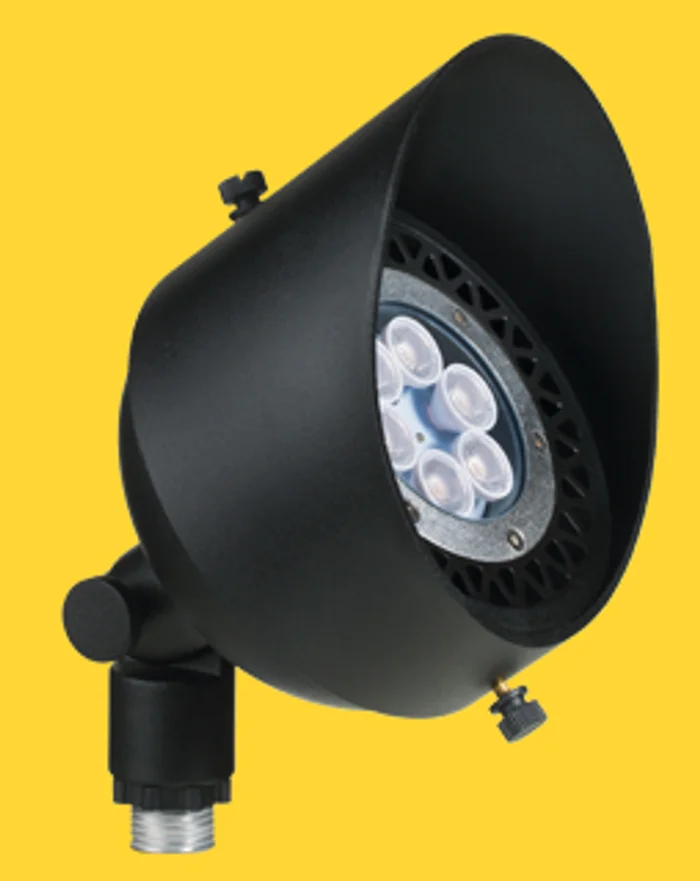 Corona Lighting CL-539-BK Cast Aluminum Outdoor Directional Light, 12V, 50W PAR36, Black