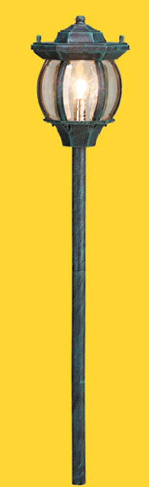 Corona Lighting CL-632-VG Diecast Aluminum Outdoor Area Light, 12V, 27W SC Bayonet, Verde Green