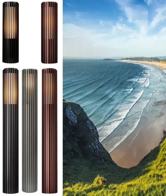 Corrosion Resistant Aluminium Exterior Short Post & Bollard Light