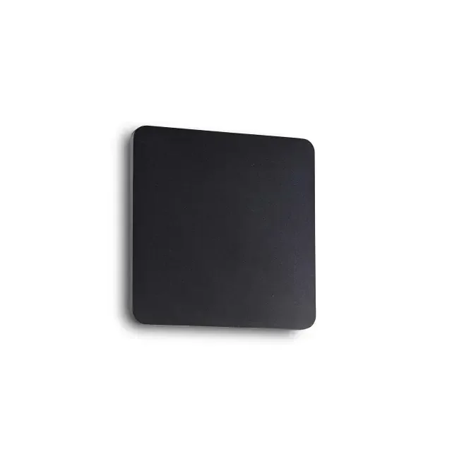 Cover AP Black Square 15cm LED Wall Light