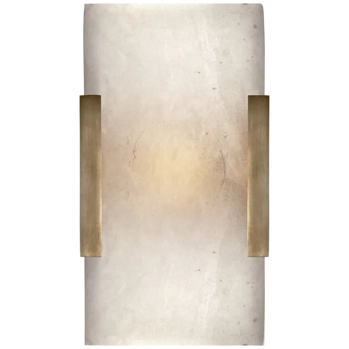Covet LED Bath Sconce, Antique-Burnished Brass
