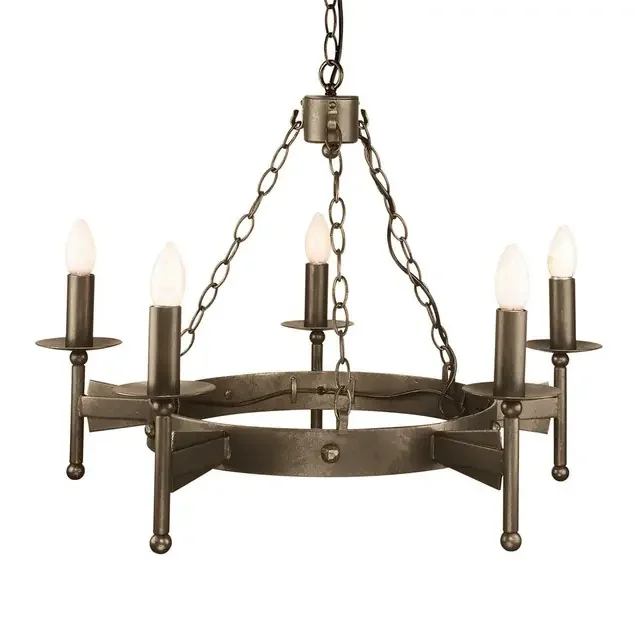 Cromwell 5 Light Old Bronze Chandelier