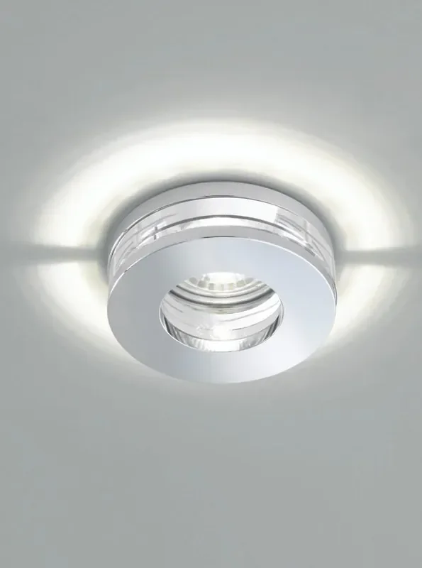 Crystal Round IP65 Bathroom Ceiling Light