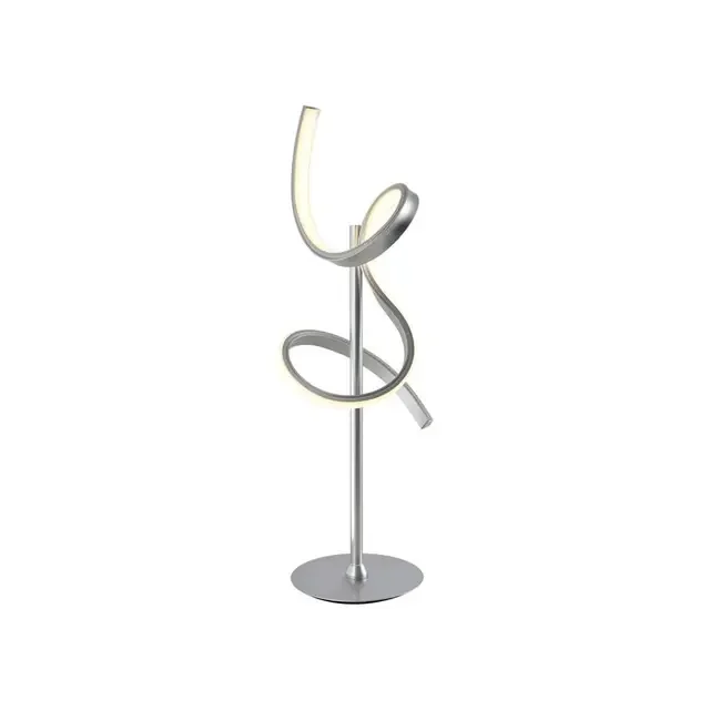 CURLS Silver LED Table Lamp