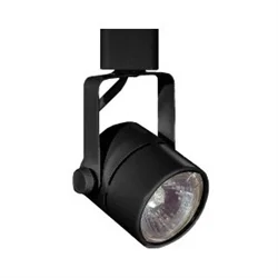 Cylinder Cone Track Light – Line Voltage – MR16/GU10 – 50W Max. – Architectural Black