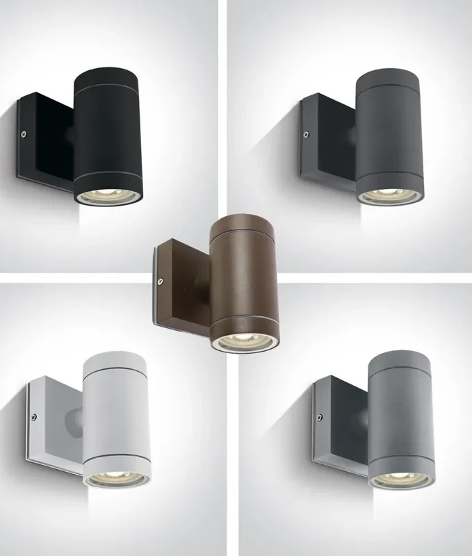 Cylindrical Mains GU10 Die Cast Wall Downlight – 5 Options