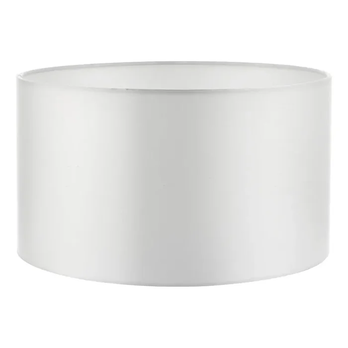 Dar Lighting Hilda Ivory Faux Silk Drum Shade 30cm • HIL1215