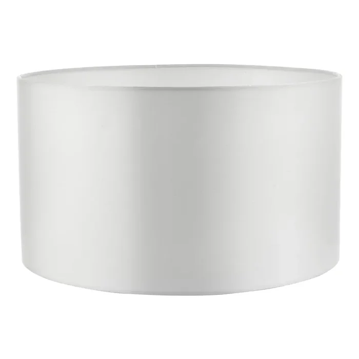 Dar Lighting Hilda Ivory Faux Silk Drum Shade 35cm • HIL1315