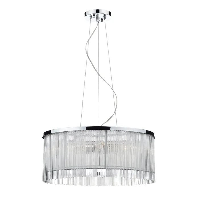 Dar Lighting Japan 50CM 3 Light Pendant White • JAP032