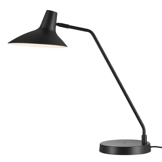 Darci Black Finish Adjustable Table Lamp