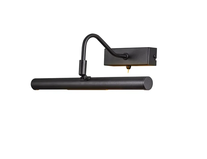 Deco Abacus Picture Wall Lamp Switched 2 Light G9 Satin Black • D0636