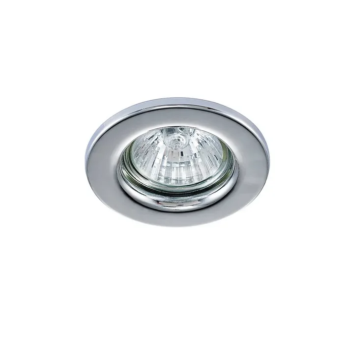 Deco Hudson GU10 Fixed Downlight Polished Chrome (Lamp Not Included), Cut Out 60mm • D0036