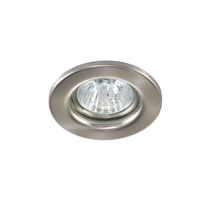 Deco Hudson GU10 Fixed Downlight Satin Nickel (Lamp Not Included), Cut Out 60mm • D0037