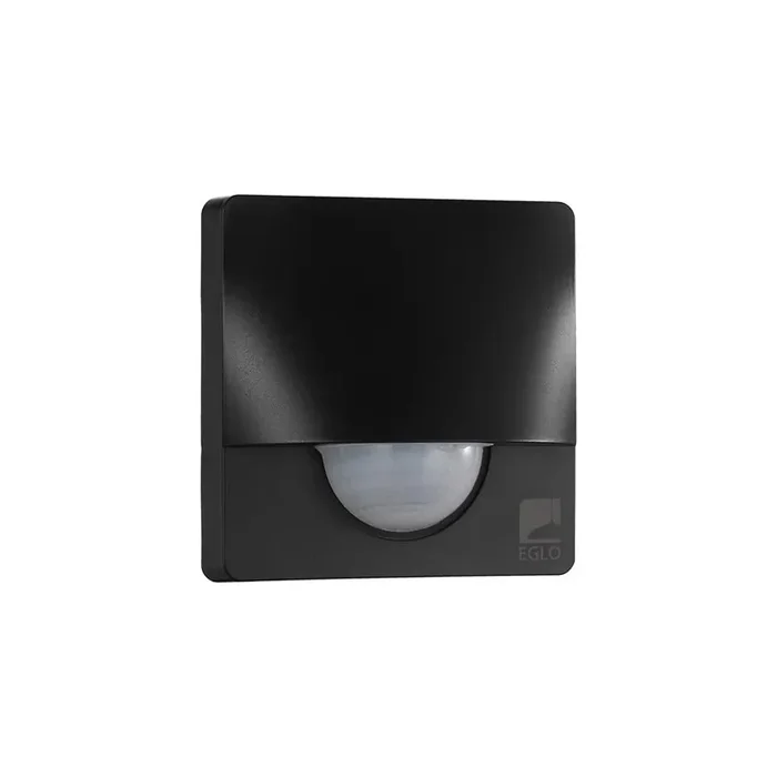 Detect Me Black Modern Square 160 Degree PIR Flush Motion Sensor