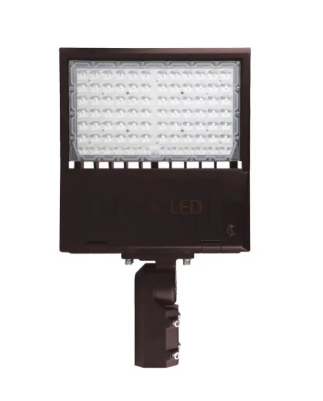 DISCONTINUED – EnVisionLED – LED-ARL2-3P150W-TRI-BZ-SF-UNV – Area Light Shoebox Flood Fixture – 120/135/150W – 3-CCT 30/40/50K – Slip Fitter – Bronze