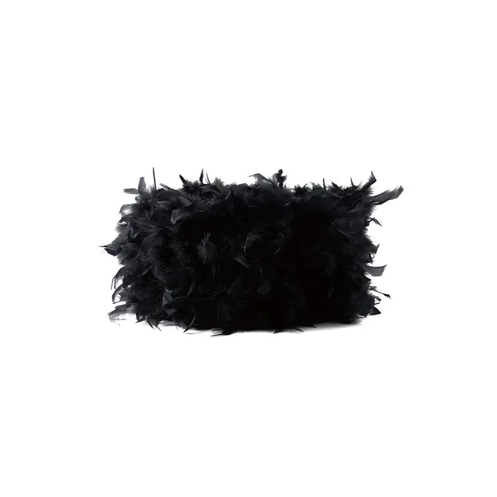 Diyas Arqus Feather Shade Black 250mm x 180mm • ILS10624
