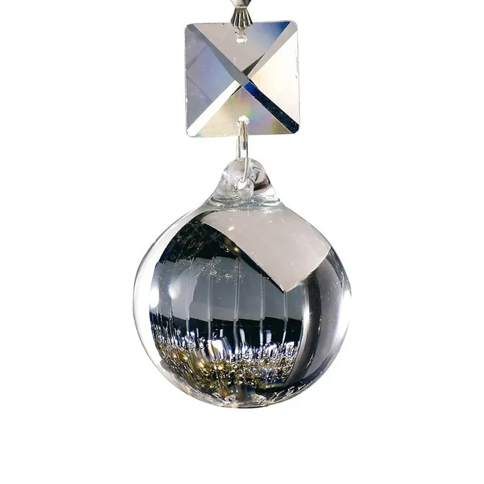 Diyas C60030 Glass Ball Clear Without Ring 30mm • C60030